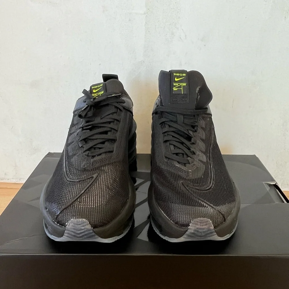 NIKE • NIB Nike Double Stacked black sneaker size 12 - Picture 5 of 9